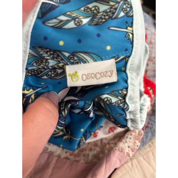 Bundle Of 10 Reusable Diaper Covers Various Prints Brands Adjustable Snap Close - Picture 6 of 14